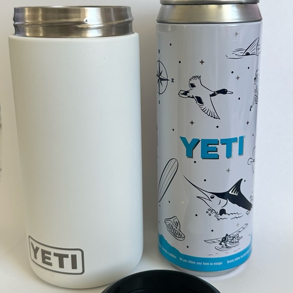 Limited Edition White Claw Yeti Can Cooler with Stash Can - Picture 4 of 8